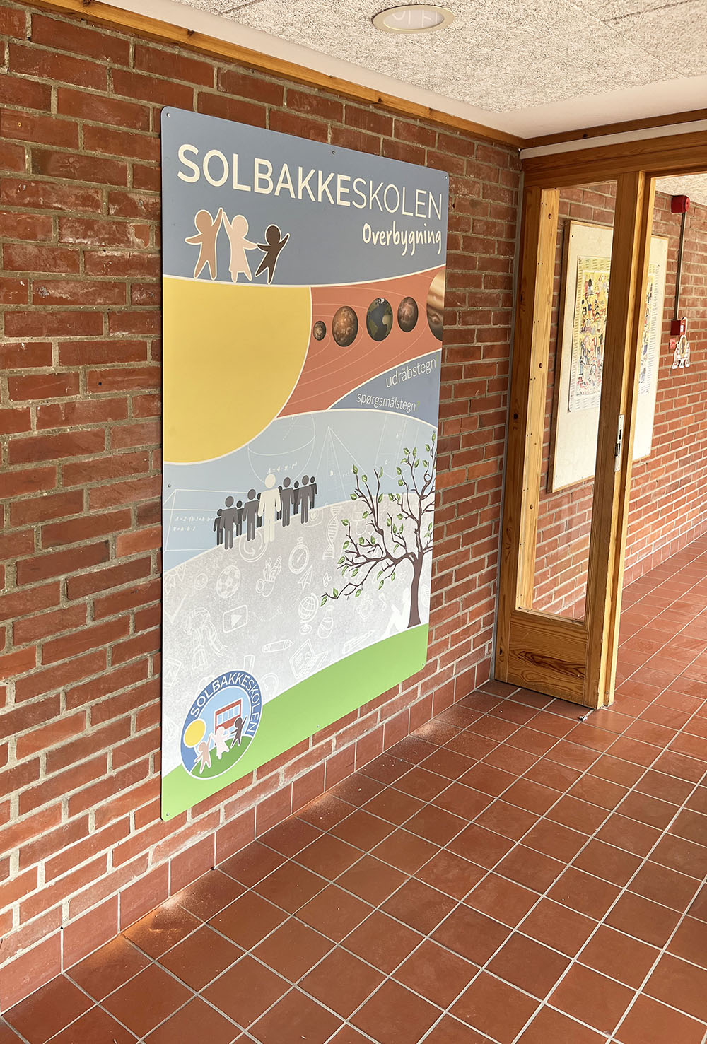 Visuel løsning lavet af EXAKT til Solbakkeskolen