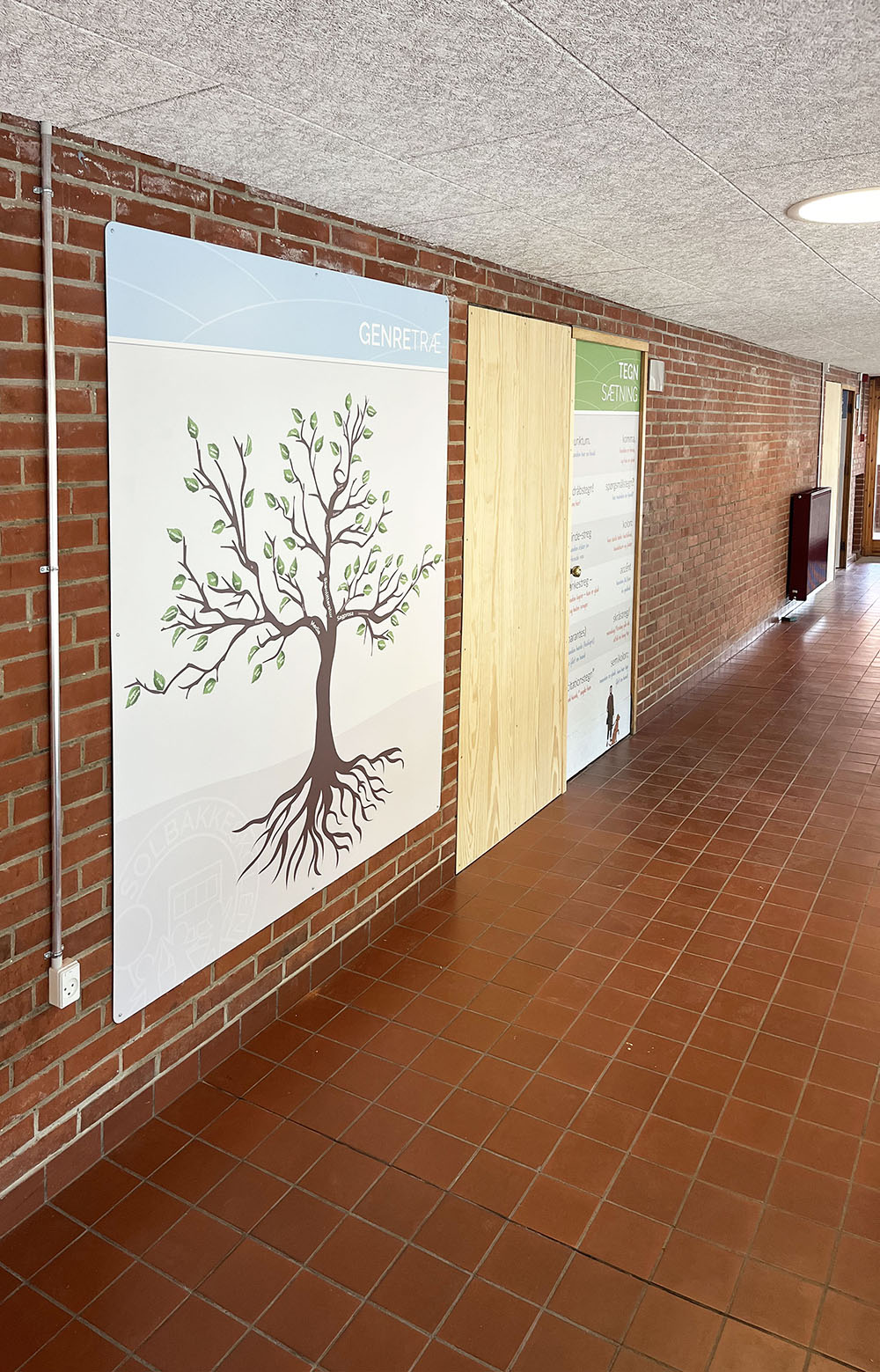 Visuel løsning lavet af EXAKT til Solbakkeskolen
