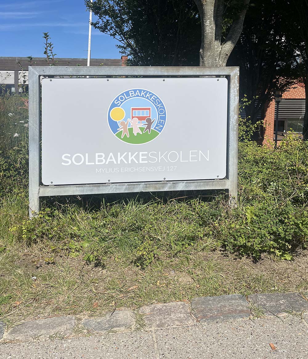 Visuel løsning lavet af EXAKT til Solbakkeskolen