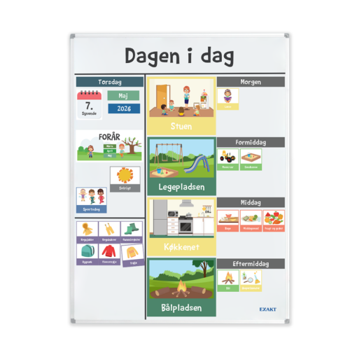Strukturtavle til bedre struktur i dagtilbud