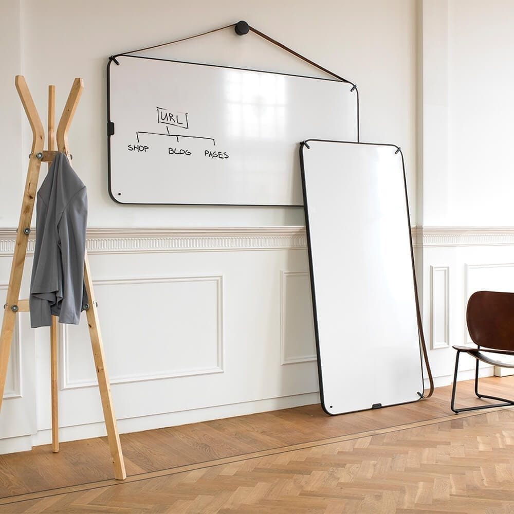 Chameleon Portable er et transportabelt whiteboard, som findes i mange forskellige størrelser og former.