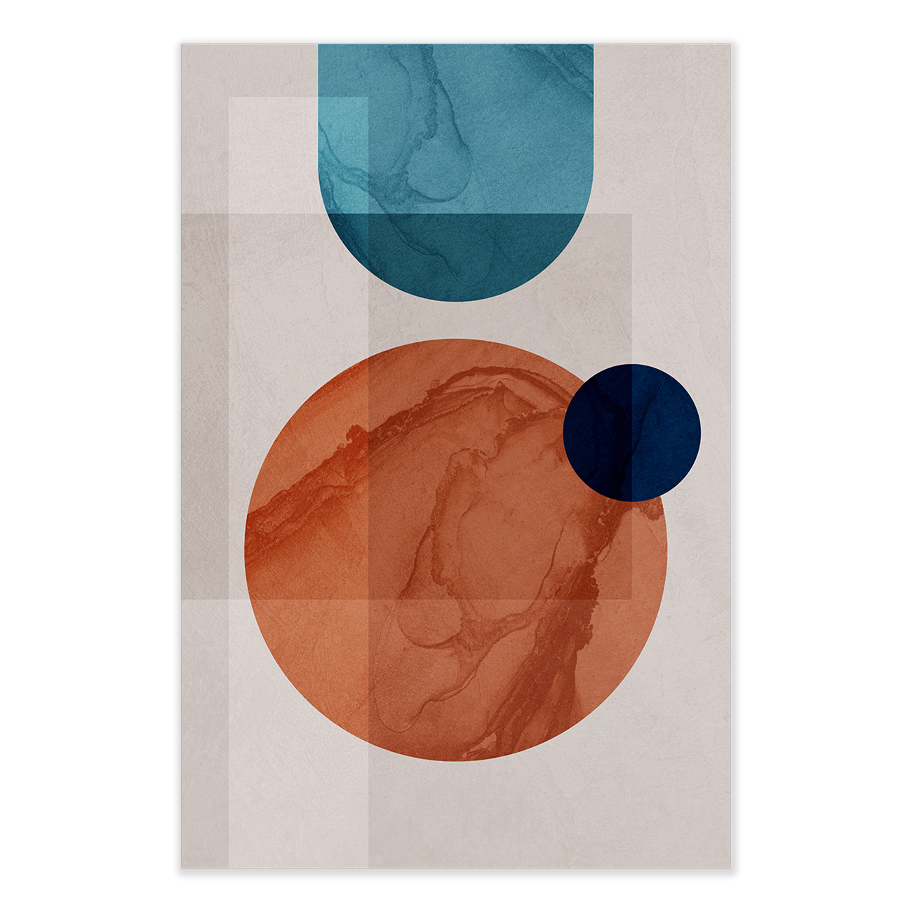 Flot abstrakt kunst motiv