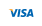 Visa logo - EXAKT tager imod betaling med visakort og andre korttyper